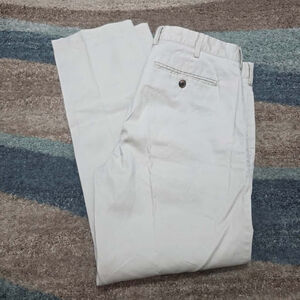 Brooks Brothers Slim Fit Chino Pants 34x30 Khaki Beige Men’s Dress Casual